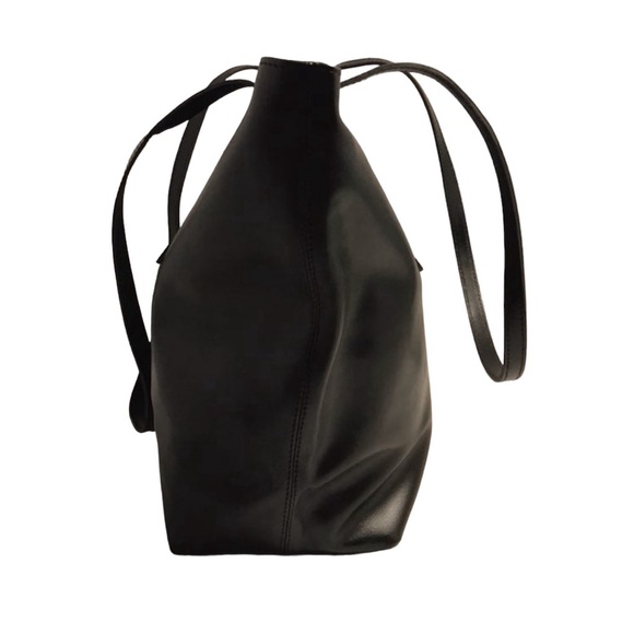 Rustic Town Women’s black leather tote bag purse - Picture 3 of 10